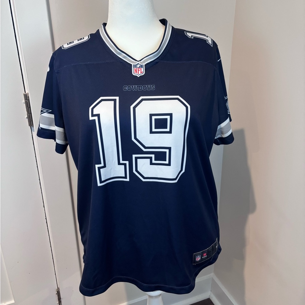 Nike NFL Dallas Cowboys Amari Cooper # 19 Jersey XXL Navy Dri-Fit On Field